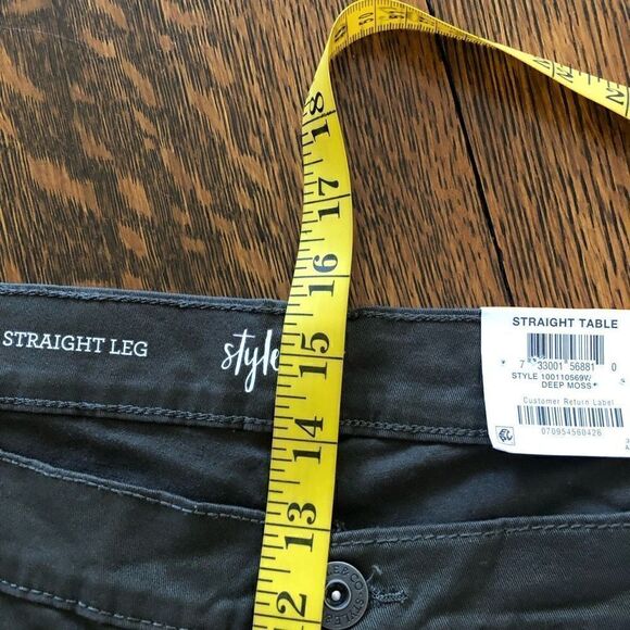 Style & Co. Deep Moss Straight Leg Pants - Picture 12 of 13